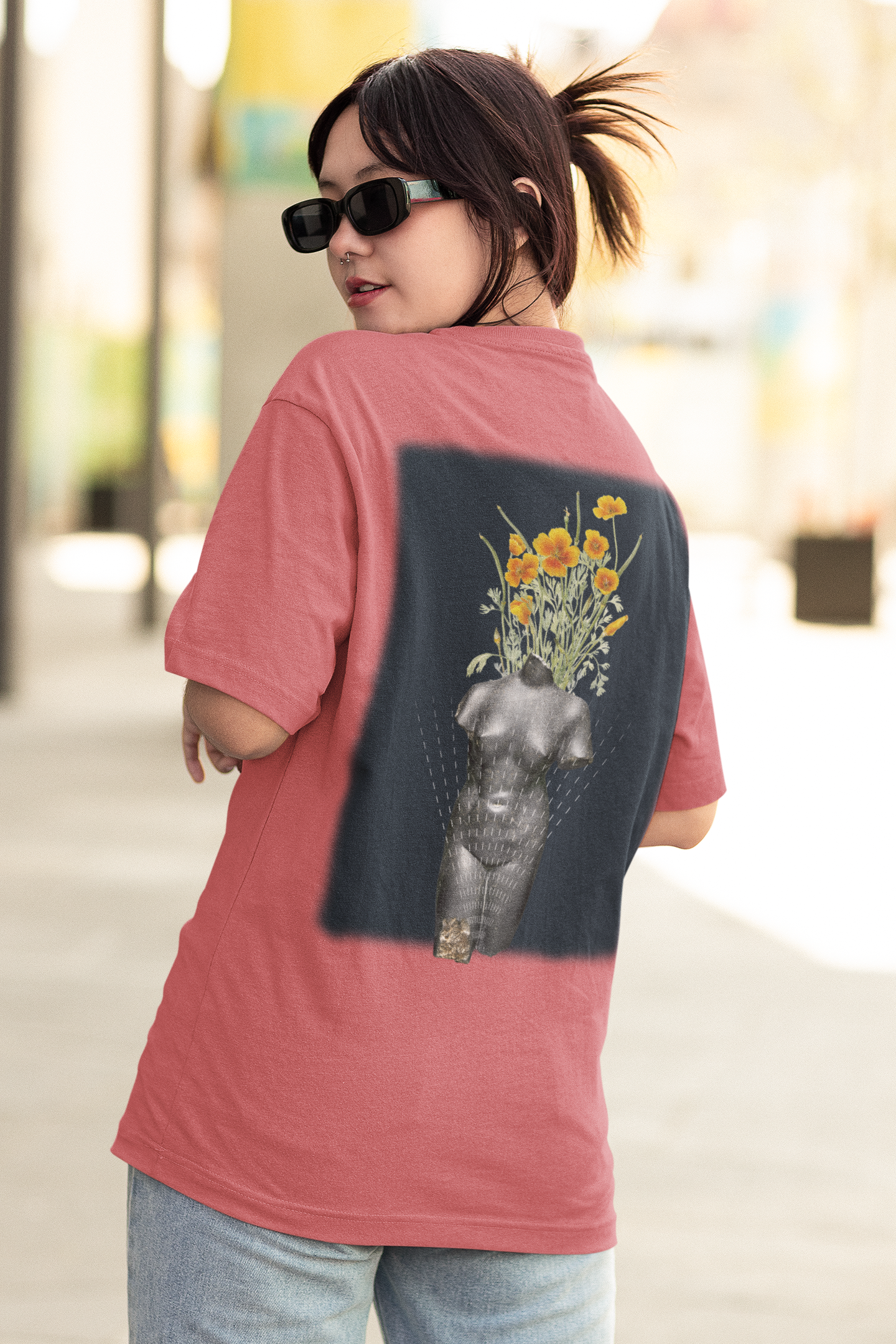 Blossom Sculpt Oversized T-shirt