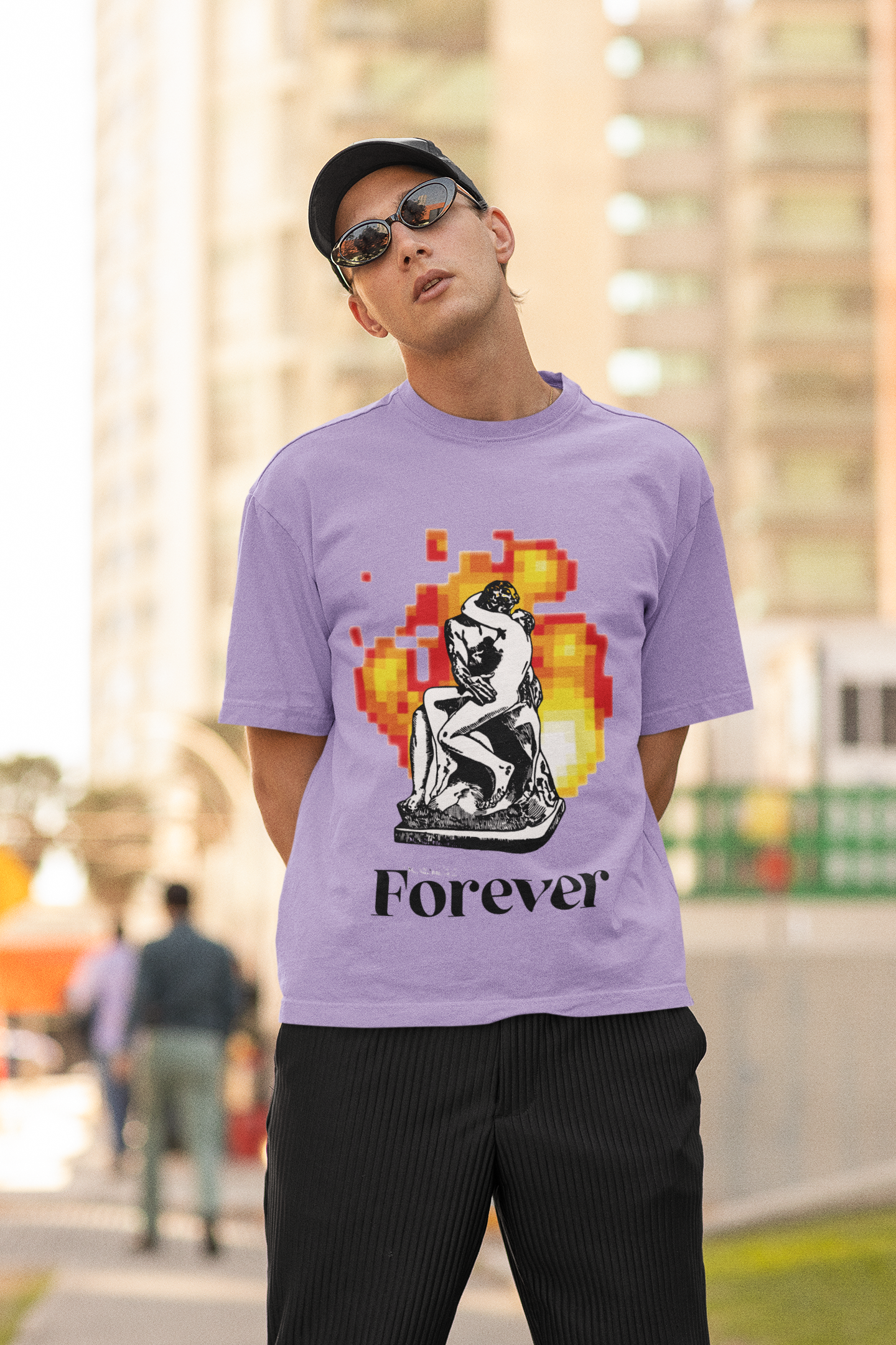 Burning Love Oversized T-shirt